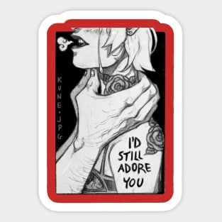 Adore you Sticker